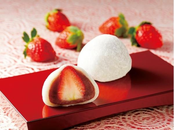 daifuku mansikoita japanilaisia ​​makeisia