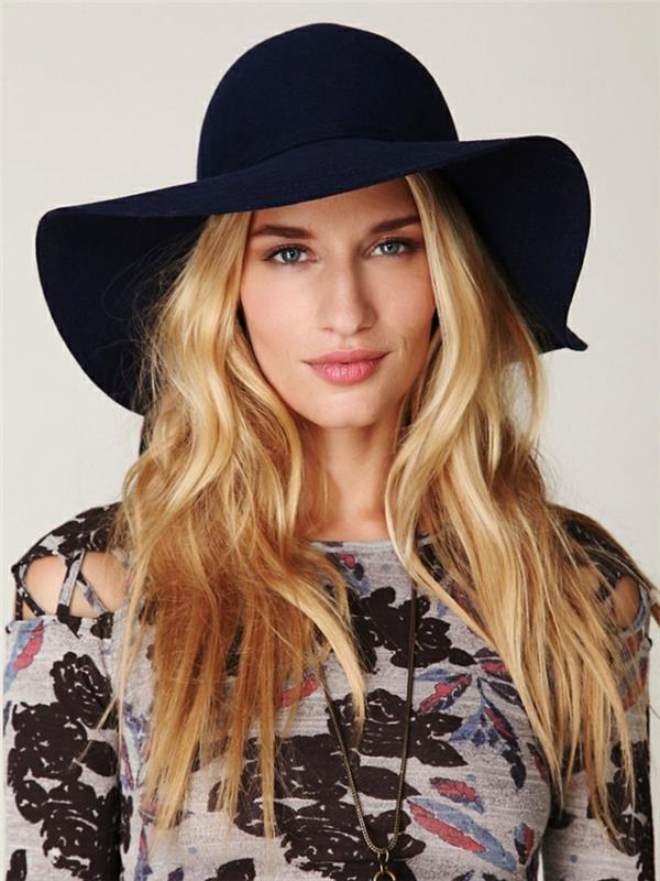 naisten hatut kangas leveä pitkänomainen kasvot