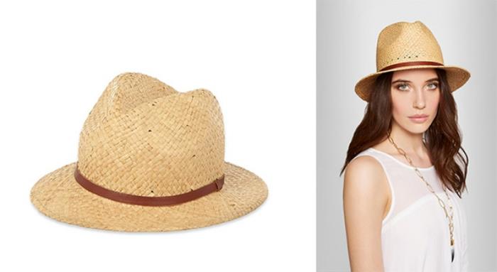 naisten hatut olki luonnollinen väri fedora madewell