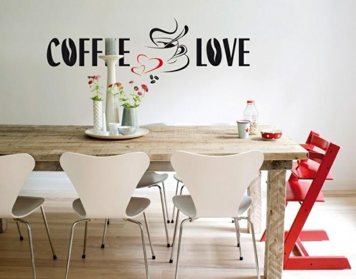 deco -ideat keittiön seinätarrat kahvin sanonnat seinäkoriste
