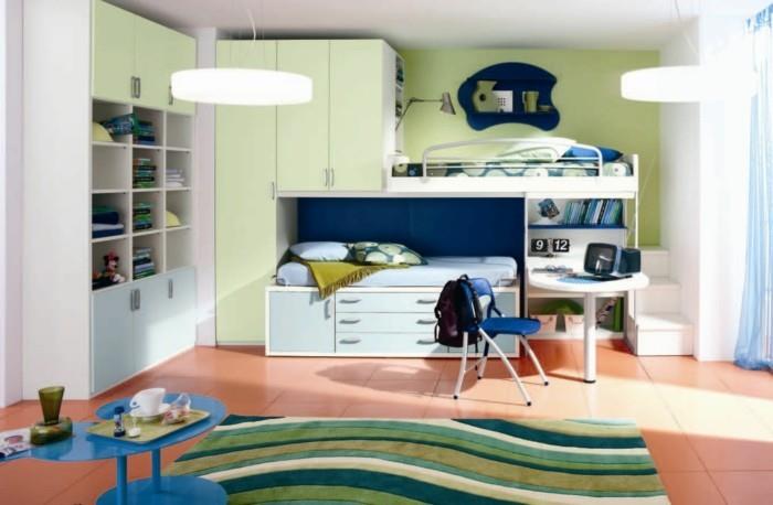 deco -ideoita lastenhuone moderni sisustus matto kuvio lattialaatat