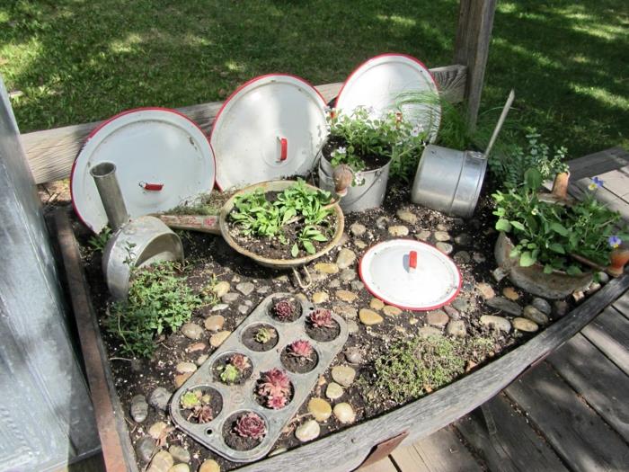 tee se itse sisustusideoita puutarhan koristekasveja ruokia luovasti