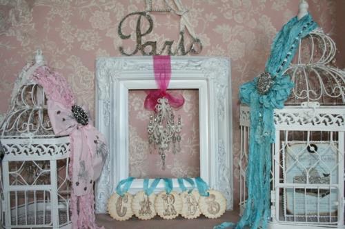 sisustus pariisilainen tyyli inspiroi vauvahuoneen häkkejä