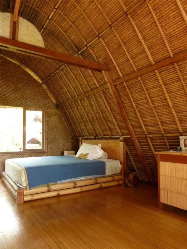 deco -ideoita bambu -sisustus eläviä ideoita puu -sisustushuoneen jakajat matto bambu -seinät