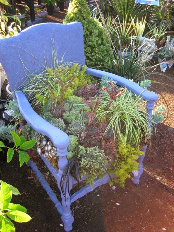 koristele puutarha violetti tuoli