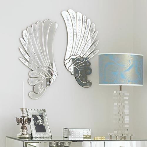 deco -ideoita enkelin siivillä seinäkoristeellinen peililasi -kuvakehys