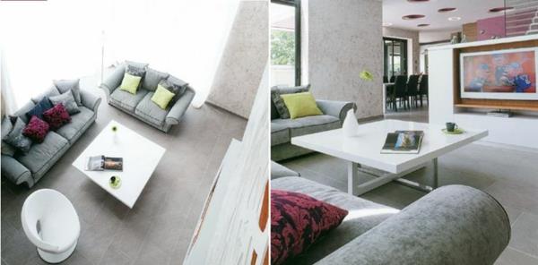 koristeellinen elämäntapa sohvapöytä lattialaatat sohva