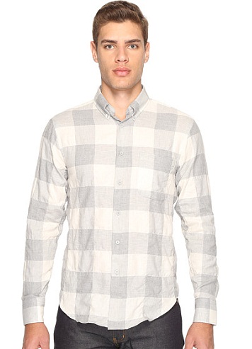 Shaded Box Denim Shirt til mænd