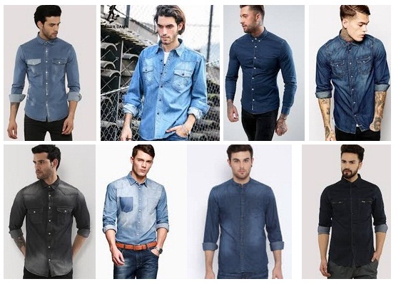 25 Seneste denimskjorter til mænd i mode