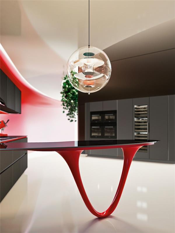 designkeittiöt modernit keittiöt italialainen design ferrari -inspiraatio
