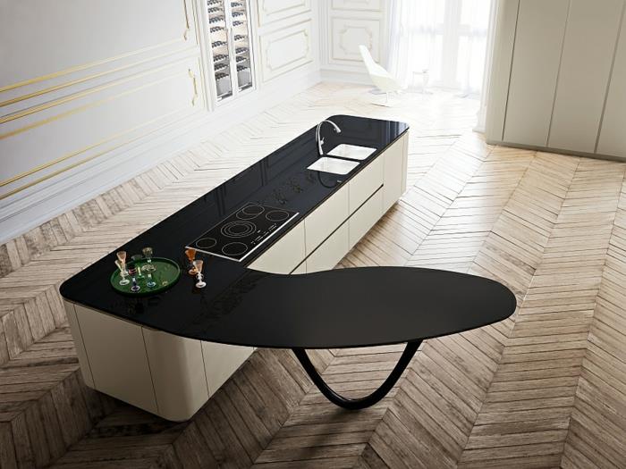 designkeittiöt modernit keittiöt keittiösaari liesi pesuallas minimalistinen
