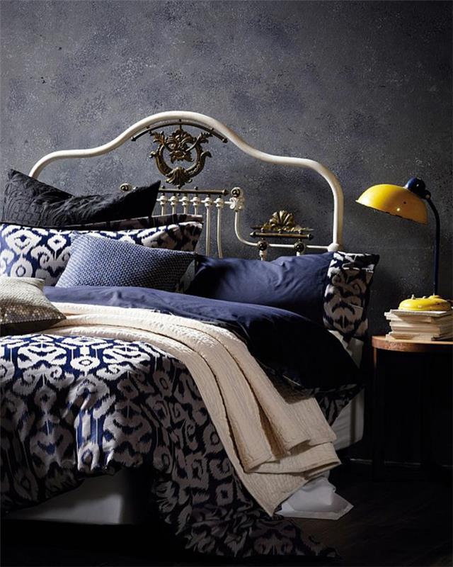 design -vuoteet kauniit vuodevaatteet makuuhuone maskuliininen karisma