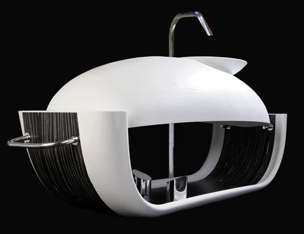käytännöllinen kylpyhuonerakennus alkuperäiset ideat selvästi futuristinen pesu