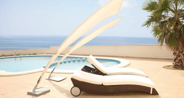 suunnittelija trendikkäitä rentoutua valhe ideoita ovat ultramoderni aurinkovarjo