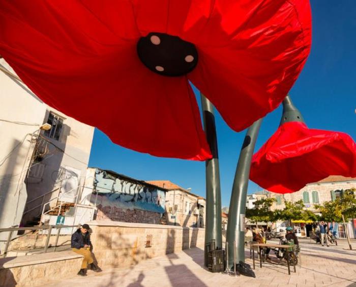 suunnittelijalamput Jerusalem katuvalot kukat aurinkosuoja