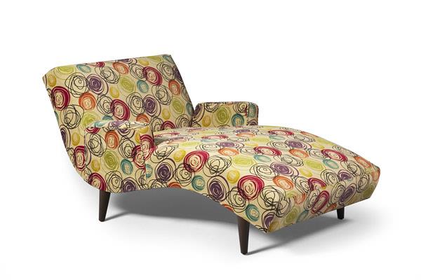 suunnittelija makuuasentoon nojatuoli nahka nojatuoli verhoiltu nojatuoli kuvioitu värikäs puiset jalat lounge huonekalut