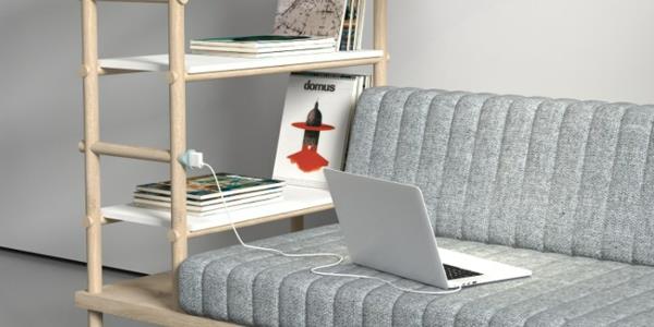 design -huonekalut Burak Kocak olohuoneen sohva kannettava tietokone
