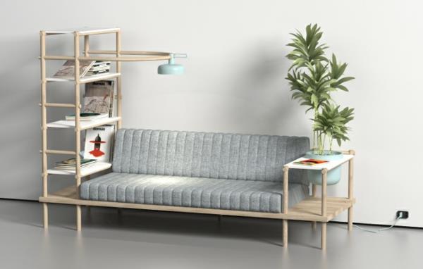 design -huonekalut Burak Kocak olohuoneen sohva