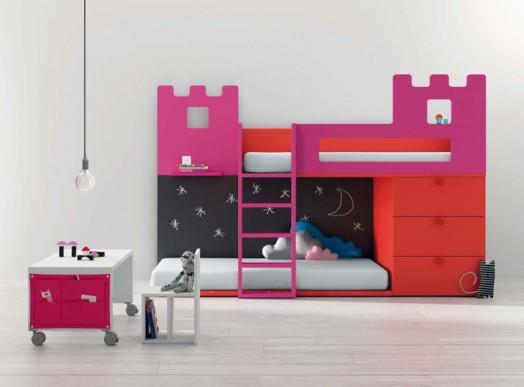 suunnittelija huonekalut bm2000 lastenhuone vauva vaaleanpunainen sänky söpö