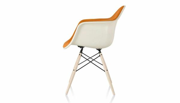suunnittelija huonekalut design tuolit eames kuori tuoli valkoinen verhoiltu