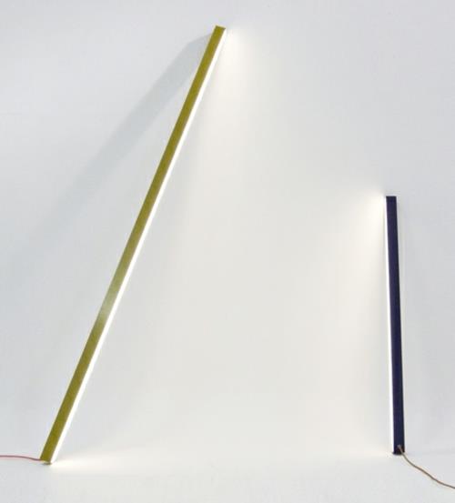 suunnittelija huonekalut kokoelma geometriset värit lamput