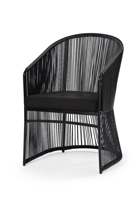suunnittelija huonekalut ulkokalusteet huonekalut nojatuoli musta varaschin design