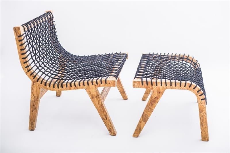 design -huonekalut erotettava tuoli