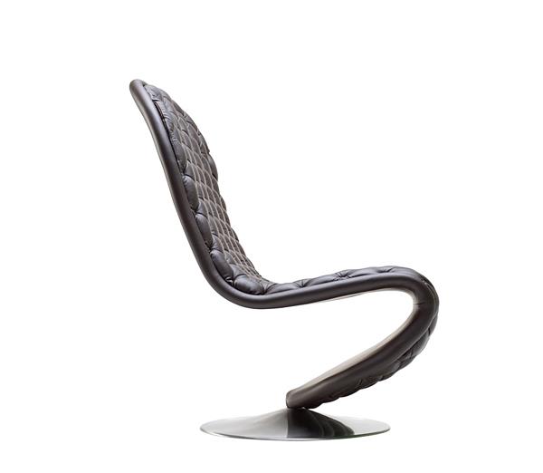 designhuonekalut verpan tuoli nojatuoli tyylikäs sivukuva