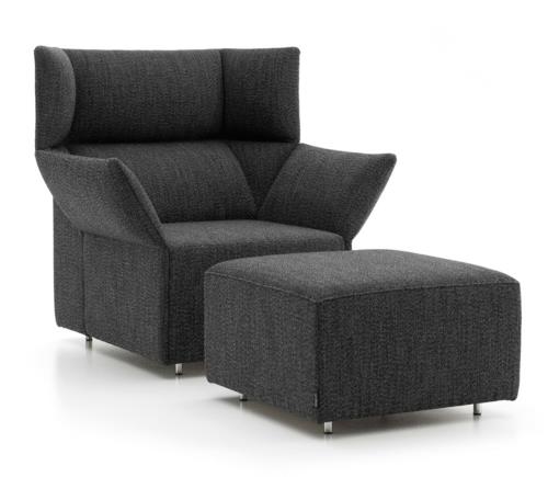 suunnittelija rentoudu nojatuoli origami offecct