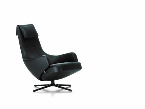 suunnittelija rentoutua nojatuoli repot grand repos vitra