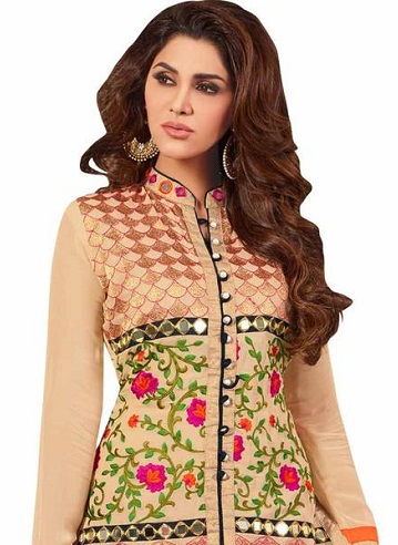 Kinesisk krave hals designer Salwar dragter