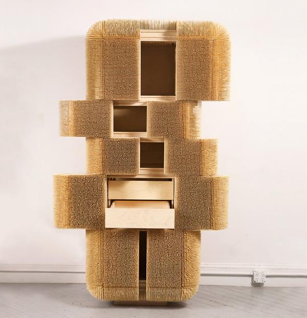 suunnittelija kaappi sebastian errazuriz syömäpuikot suoja liukuovet
