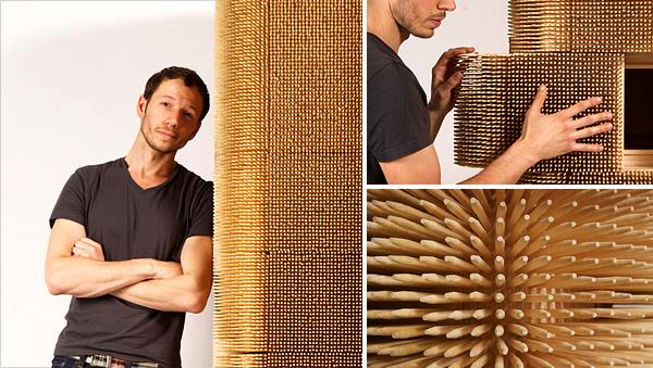 suunnittelija kaappi sebastian errazuriz syömäpuikot suojaa