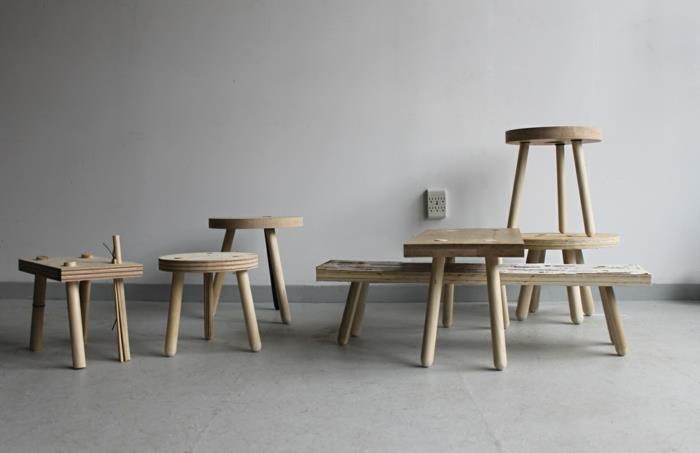 suunnittelijapöydät aidot puukalusteet kirsten camara