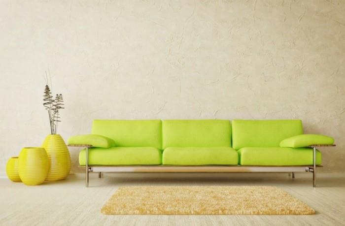 design -sohva keltainen sohva