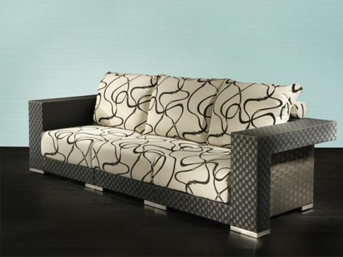 suunnittelija sohva kuvio mielenkiintoiset matalat tyynyt tyynyt fendi casa
