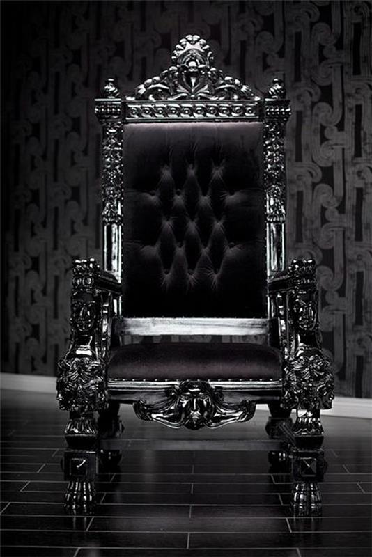suunnittelija tuolit valtaistuimet barokkityyliin