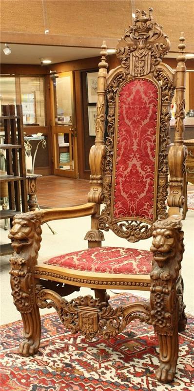 suunnittelija tuolit valtaistuimen tuolit renessanssin tyyliin