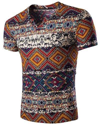 T -shirts med abstrakt tryk