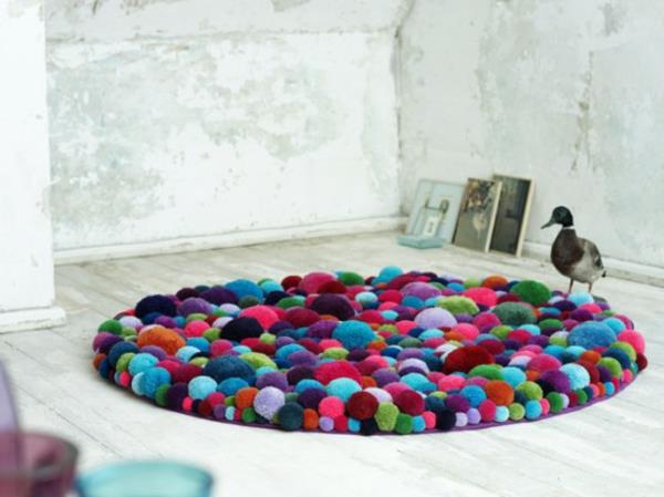 suunnittelijamatot värikkäitä mattoja lasten mattojen bobble