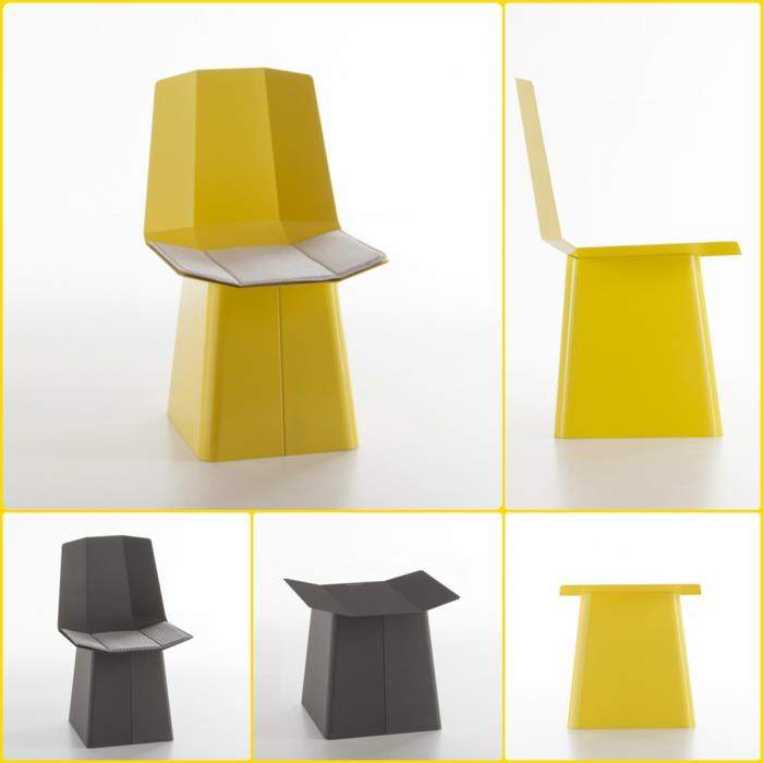 suunnittelija huonekalut origami tuoli linito yu ito