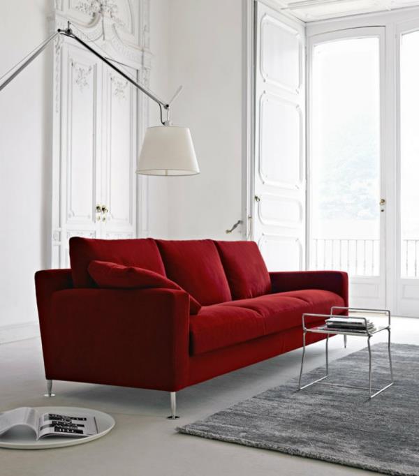 design klassikot huonekalut verkossa punainen sohva