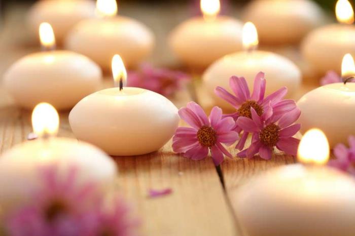 detox -hoito terveellinen laihtuminen rentoutuminen rauhallinen tasapaino kynttilät kukat