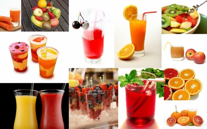 detox -hoito terveellinen laihtuminen tuoreet hedelmämehut smoothiet