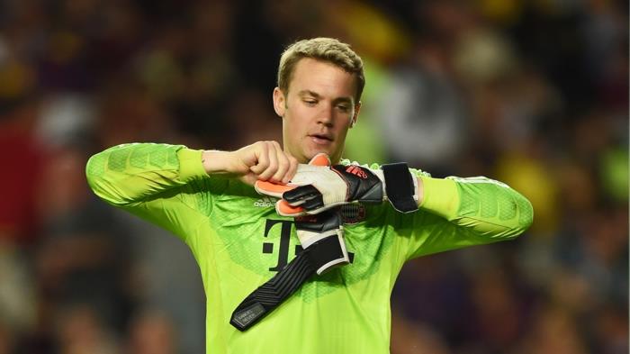 saksalainen jalkapalloilija Manuel New Bayern Munchen