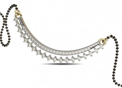 Moon Designed Mangalsutra