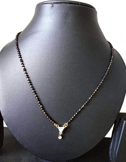 Single Diamond Mangalsutra