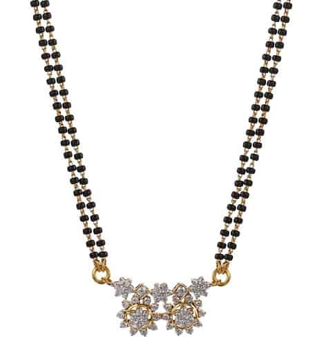 Long Diamond Mangalsutra