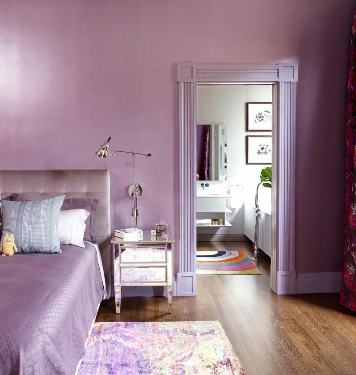 väri violetti laventeli vivahteet värillinen matto