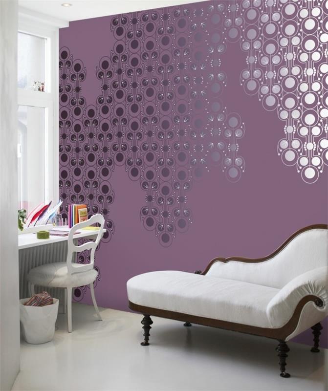 väri violetti moderni makuutila työpöytä